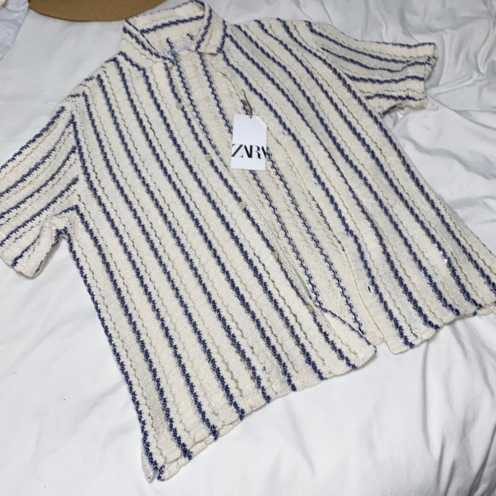 Zara mens button up shirt